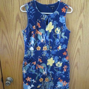 Lands' End Women's Floral Sleeveless Dress